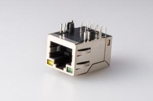 Best Surface Mount RJ45 With Transformer Female PCb Jack 10 / 100Base - T Tab Up wholesale