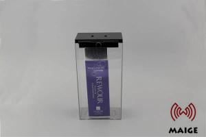 Best Durable EAS Safer Box , Plastic Clear Cosmetic Box Anti Shoplifting Function wholesale