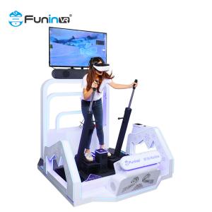 China 9D Vr Skiing Simulator Standing Flight Virtual Roller Coaster Simulator on sale