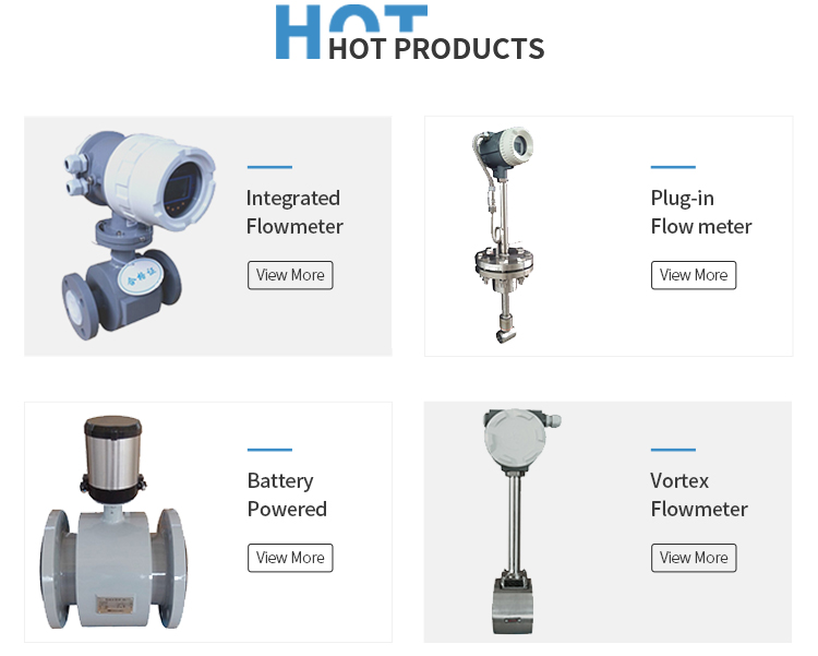 IP68 Digital Flow Meter 4-20mA RS485 With Local Display