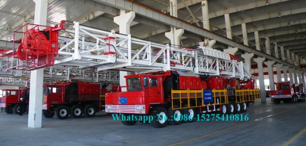 Cheap 4000m Depth Truck Mounted Drill Rig  / Oil Well Drilling Equipment ZJ40 / 2250CZ for sale