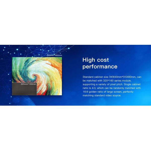 Fixed Indoor LED Video Wall Screen Display with Aluminum Cabinet High Brightness