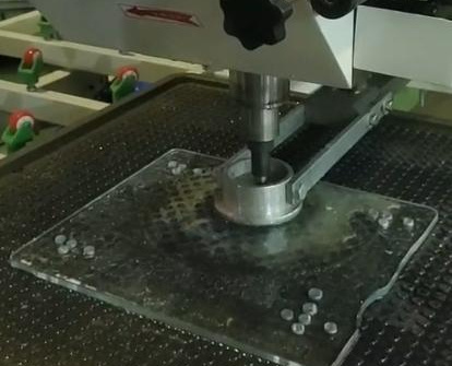 New Condition Glass Hole Drilling Machine with Drilling Bits