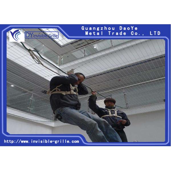 Light Invisible Safety Grill , Durable Openable Grille For School / Corridor