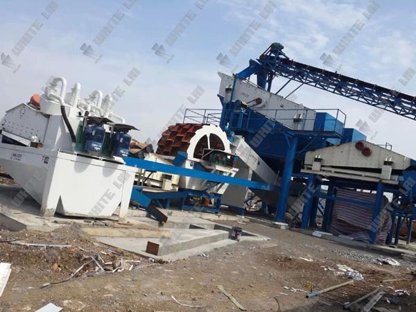 Professional 15kw sand aggregate washing equipment for Road and Bridge