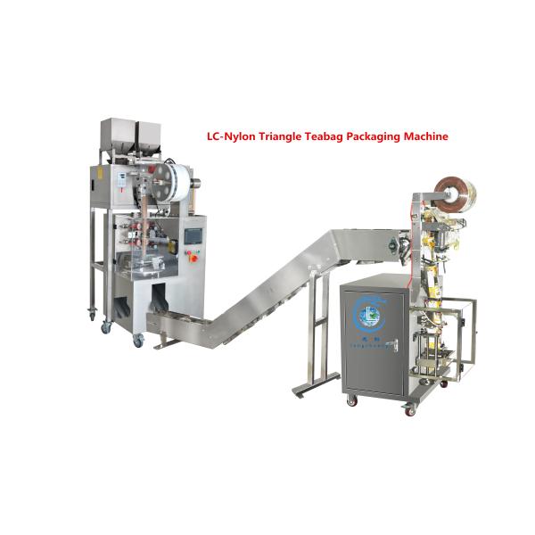 Herbaceous Teabag Packaging Machine Nylon Triangle Tea Bag Sealing Machine