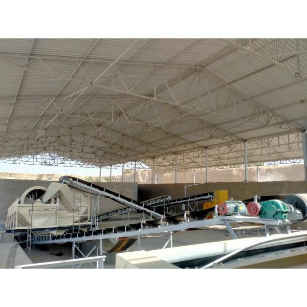 Clay Brick Production Line Roller Sieve 5.5KW 7.5KW Red Brick Making Machine