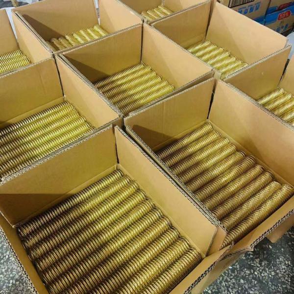 28.6mm Inner Diameter Gold-Plated Volume Book Binding , Used For High-End Notebooks