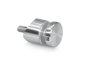 Best Satin Chrome Plated 30mm Stainless Steel Glass Clips wholesale