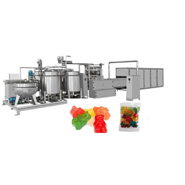 3D Gummy depositor machine line 300kg/h 3d coaca grape Barni Bear Gummy production line Fruit Jelly processing machines