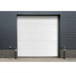 China Powder Coated Insulation Sectional Overhead Doors With Polyurethane Foam Thermal Vertical on sale