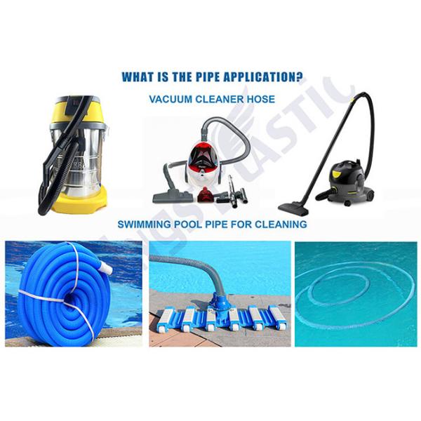 Plastic Eva Swimming Pool Hose Extrusion Machine Spiral Vacuum Cleaner Pool Pipe Making