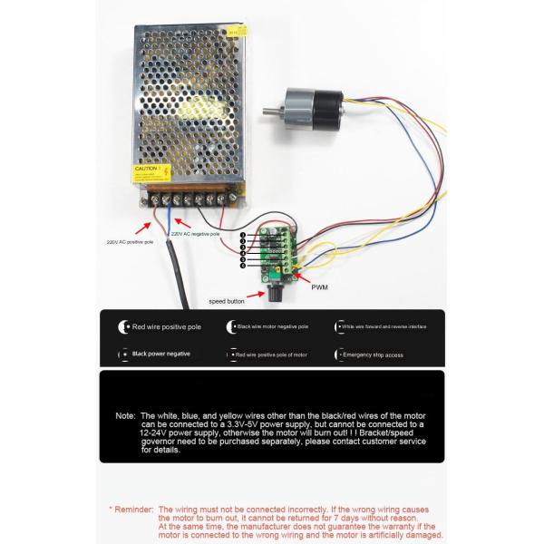 Customizable 12v Dc Motor Low Speed Brushless Electric Motor