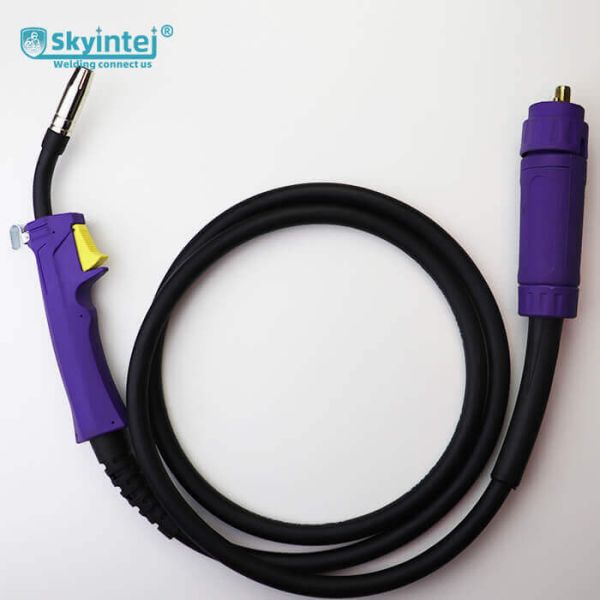 SKYINTEJ 15AK Welding Torch Complete Set Customized Cable Size and Length Purple Handle