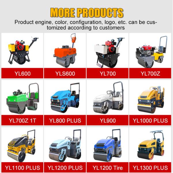 New 3 Ton Vibratory Mini Road Roller Compactor Machine Tire Road Roller for Asphalt Compaction