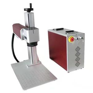 China Desktop 20w Fiber Laser Marking Machine For ABS PVC PPR Metal Materials on sale