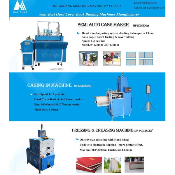 Semi-Automatic Notebook Binding Machine with 1.5kw Power 17 PCS/MIN Speed and 60mm Thickness for Soft Cover and Children Books