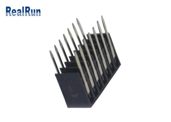 Cheap PA6T Female Header Connector LCP Brass Single Row Right Angle 1×7P for sale
