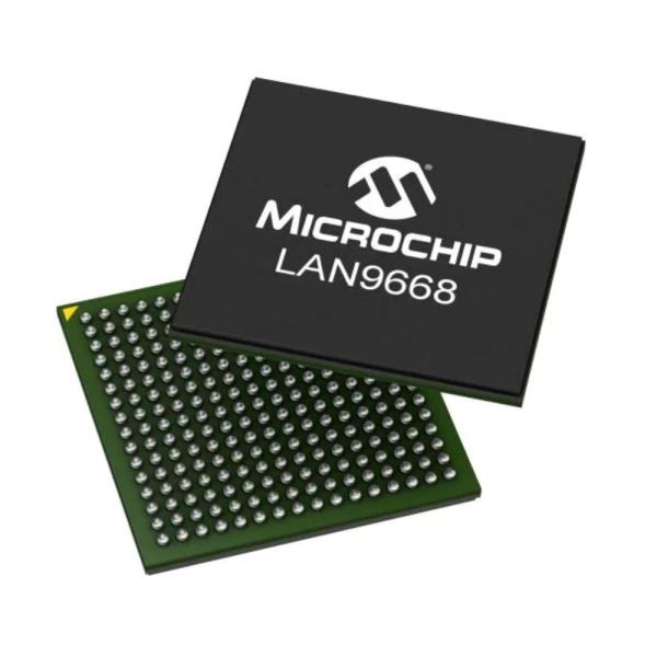 Cheap LAN9668/9MX Integrated Circuits ICs , 8 Port Ethernet Switch IC With Cortex A7 CPU 0C To +70C for sale