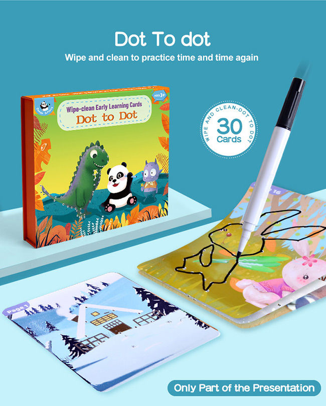 Early Learning Flashcards For 3 Year Olds , Mathematical Thinking Child Brain Games 1