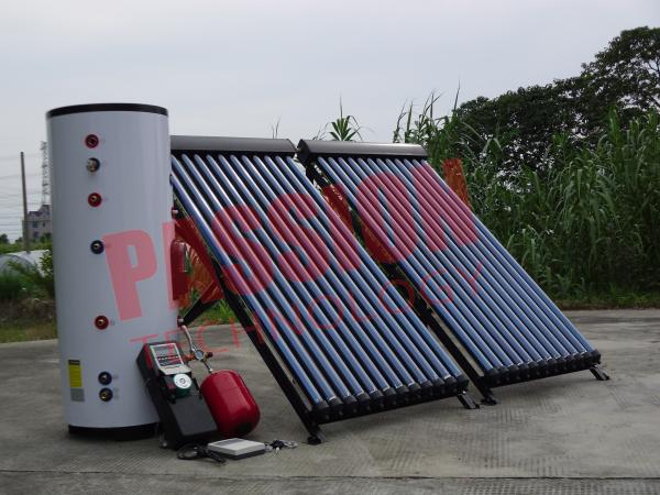 Cheap Industrial Solar Water Heater Copper Coil , Home Solar Water Heating Systems for sale