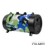 CH-M01 medium barrel with flashlight bluetooth speaker