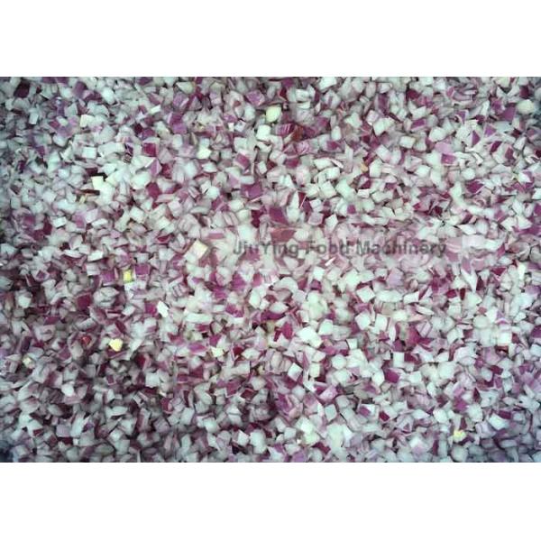 3 Phase Industrial 2000KG/H Onion Dicer Machine