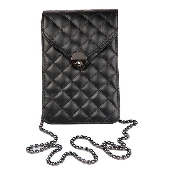 Cheap Black Fashion Waterproof Waist Bag Portable For Jewelry Leather Material for sale