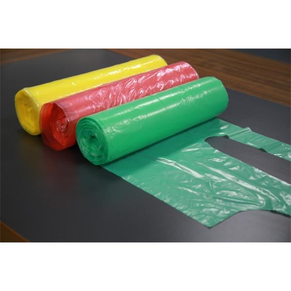 Colorful Flat Pack Disposable PE Apron , Unisex LDPE / HDPE Plastic Aprons