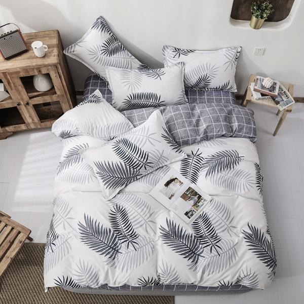 Customized Size Cartoon Cotton-Pure 4 Piece Bed Set for Children in Student Dormitory
