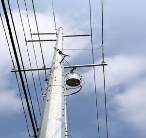 Galvanized Steel Utility Poles Power Distribution Poles CE Certified