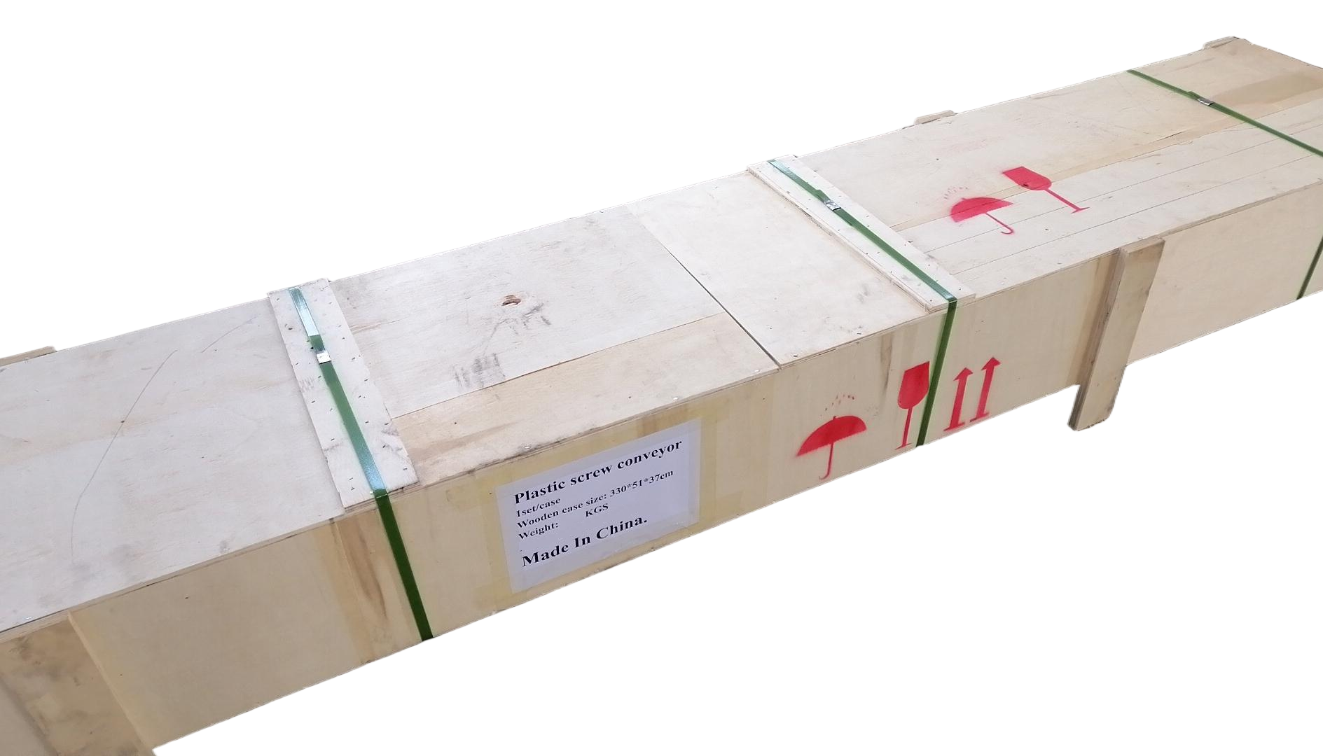 Customized Standard/ Vertical / Inclined / leveling Plastic PP screw conveyors For Conveying Cotton Seed