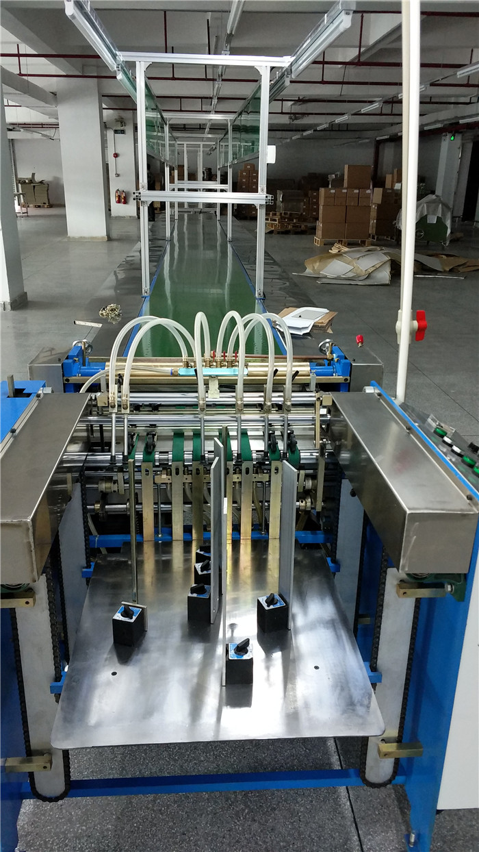 Best Stable Paper Gluing Machine , Custom Box Making Machine High Speed wholesale