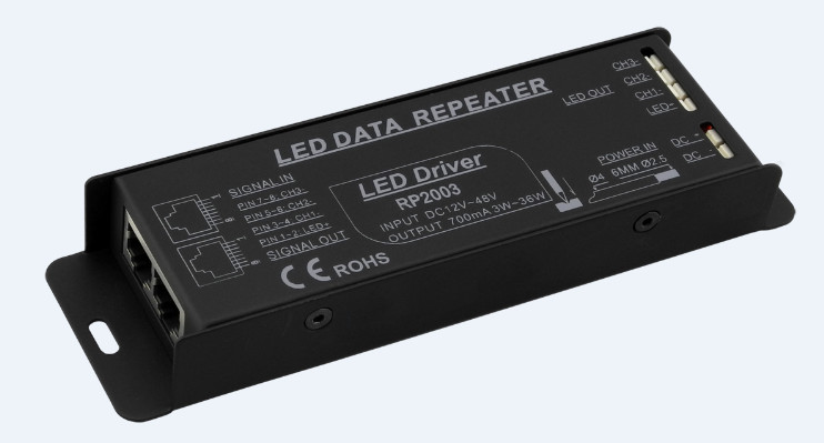 Best PWM Controller LED Power Repeater With Synchronous Changing Signal 700mA wholesale