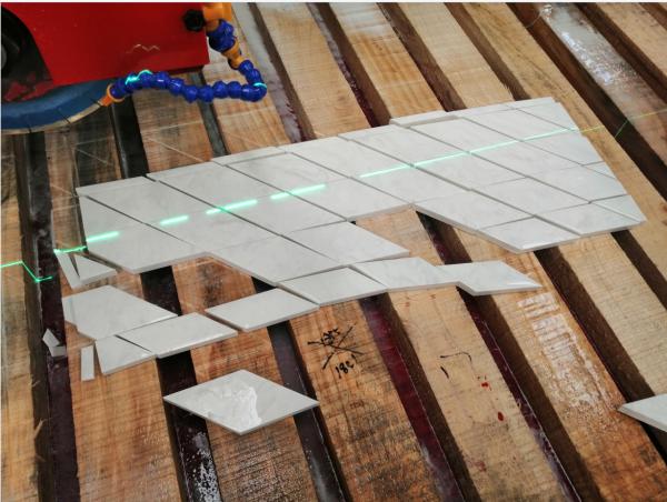 Cheap 5 Axis Bridge Cutting Machine Rotate 360 Degrees 45 Degrees Chamfer  CNC Machines for sale
