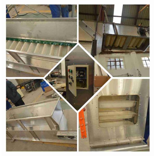 C Type Chain Bucket Conveyor , Heat Resistant Bean Candy Grain Bucket Elevator
