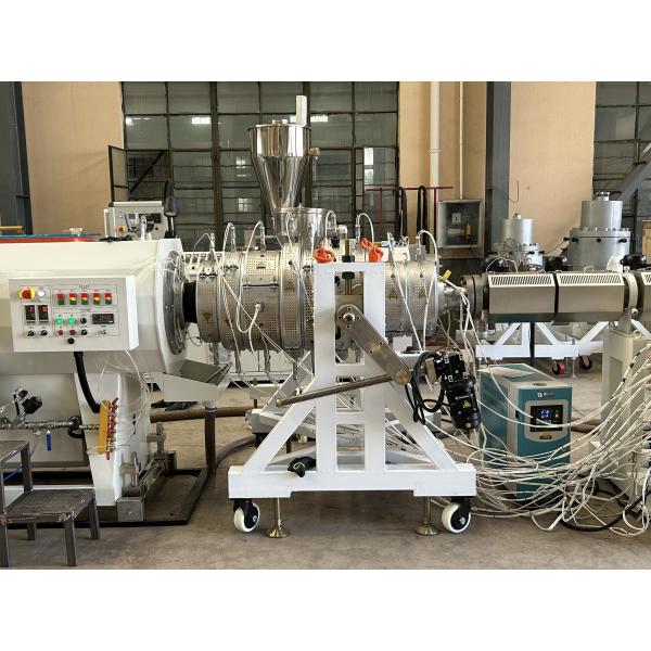 Plastic PVC PE Smooth Rigid Flexible Soft Pipe Extruder Making Machine