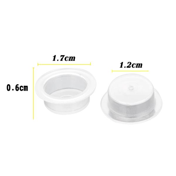 Disposable Plastic Ink Cups 1.7cm Tattoo Accessories Pigment Cups