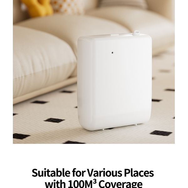 Wall Mounted USB Battery Powered Fragrance Diffuser Quiet Diffuser For Essential Oils