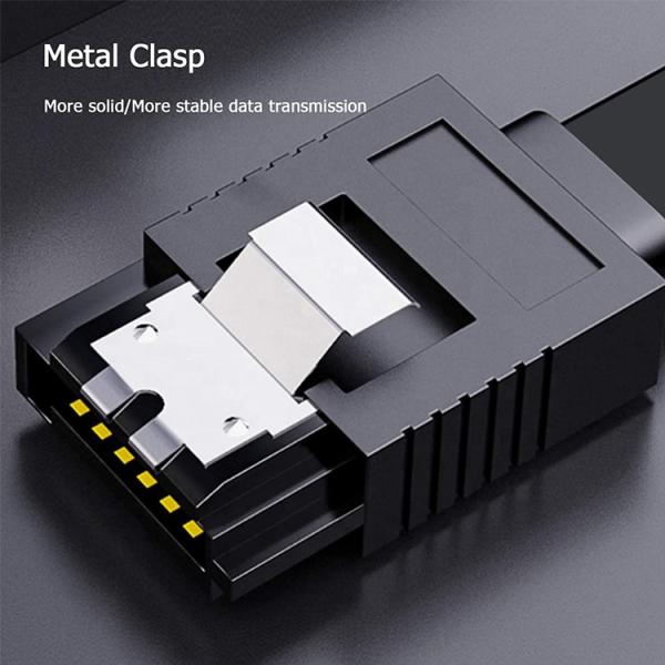 High Speed 6Gbps 8pin Data Charging HDD Sata Power Cable for Hard Disk SDD HDD