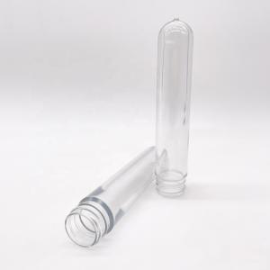 China 65g 1000ml PET Preform Tube Customized Color Plastic Bottle with SCREW CAP 28-410mm on sale