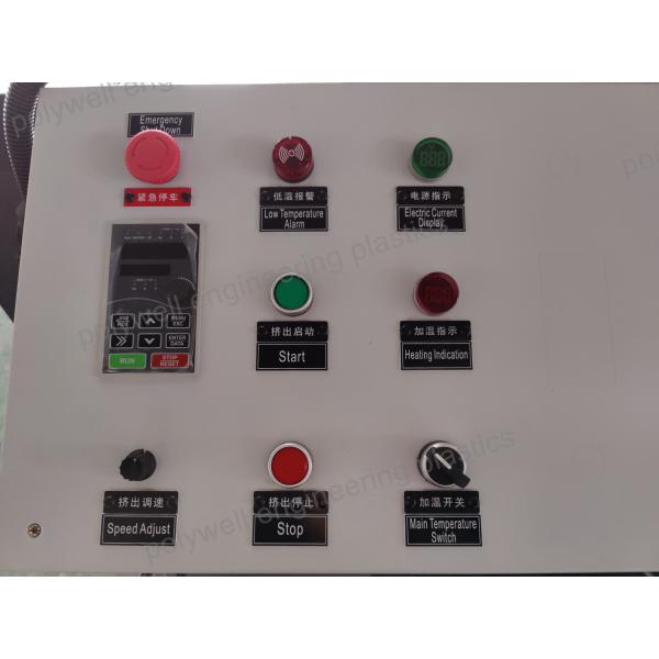 Automatic Industrial Single Screw Extruder , PA66 Nylon Extruder Machine with Professional Dryer