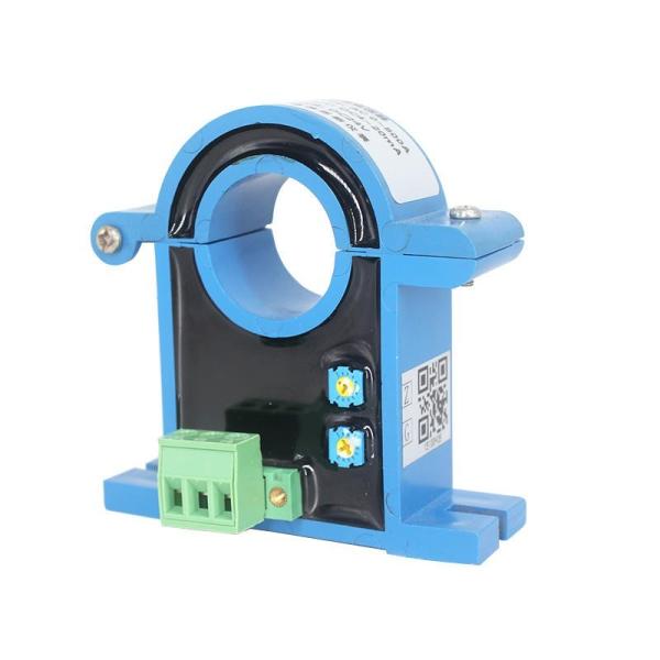Cheap 40-60HZ Split Core Hall Effect Sensor , Miniature Clamp On DC Current Sensor for sale