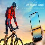 WIFI Live Streaming Wearable Smart Glasses Internet P2P Global Connection