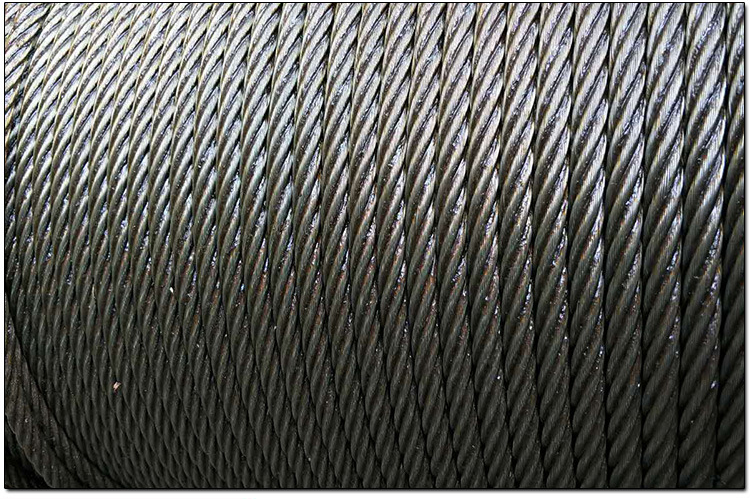 6x37+Fc/6x37+Iws/6x37+Iwr Crane Steel Wire Rope Galvanized Round Strand
