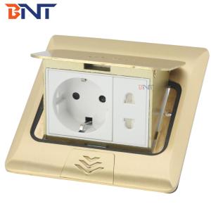 hidden pop up type with EU plug floor pop up socket box