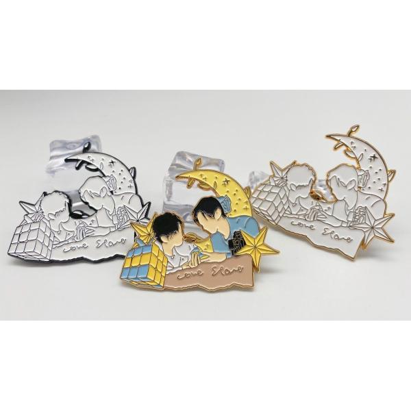 3D Design Offset Printing Personalized Lapel Pins with Company Logo
