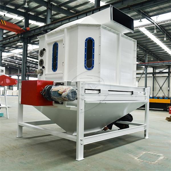 Professional Counterflow Feed Pellet Cooler For Cooling Various Granular Materials