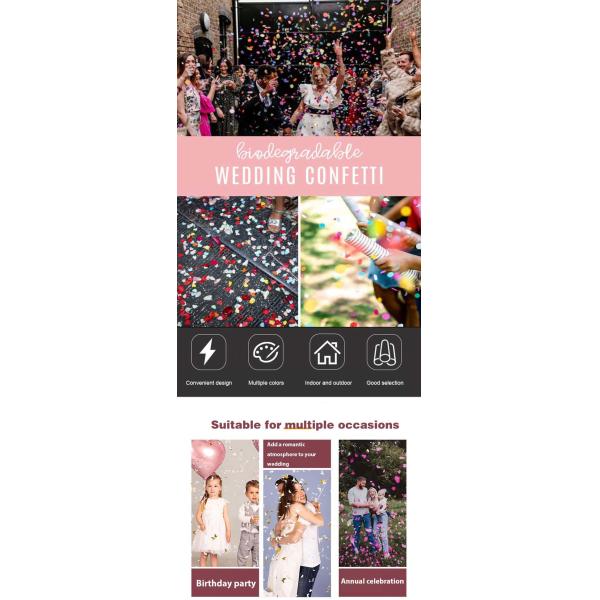 Wedding Supplies Stage Pyro Confetti Streamer Party Popper Confetti Cannon