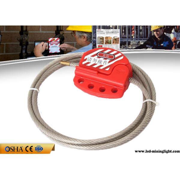 Cable Safety Lock Out 1.8M Adjustable Length Stainless Steel Material